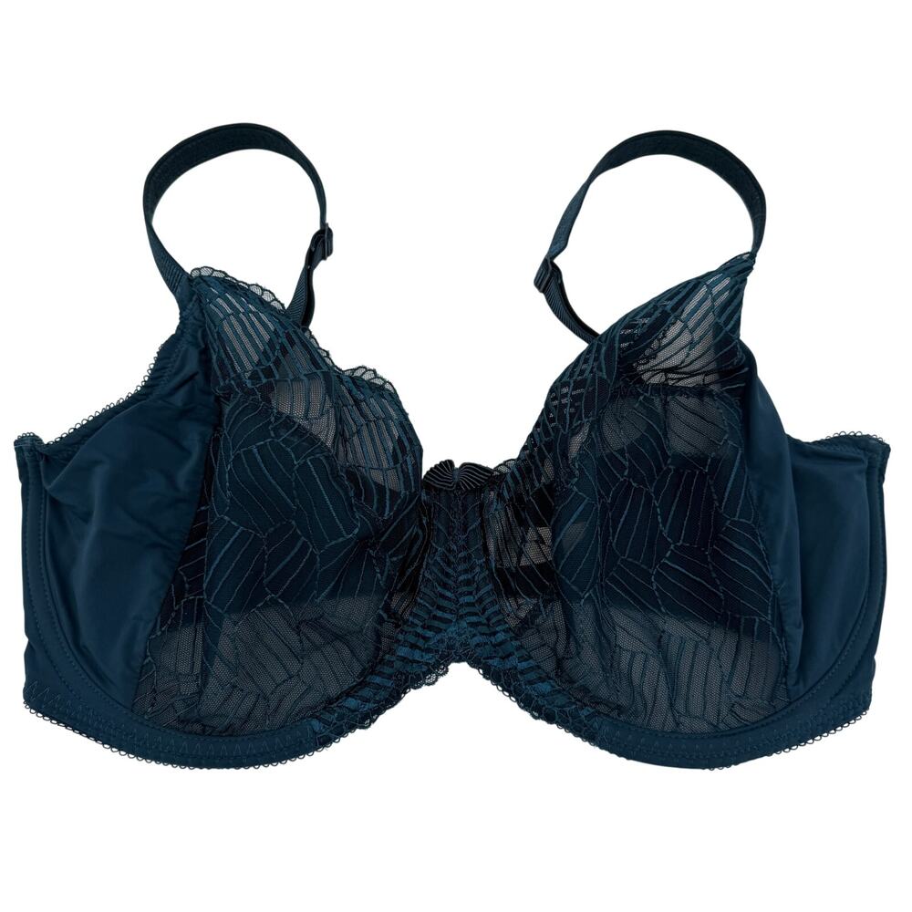 Wacoal Green Lace La Femme Underwire Bra Size 38G